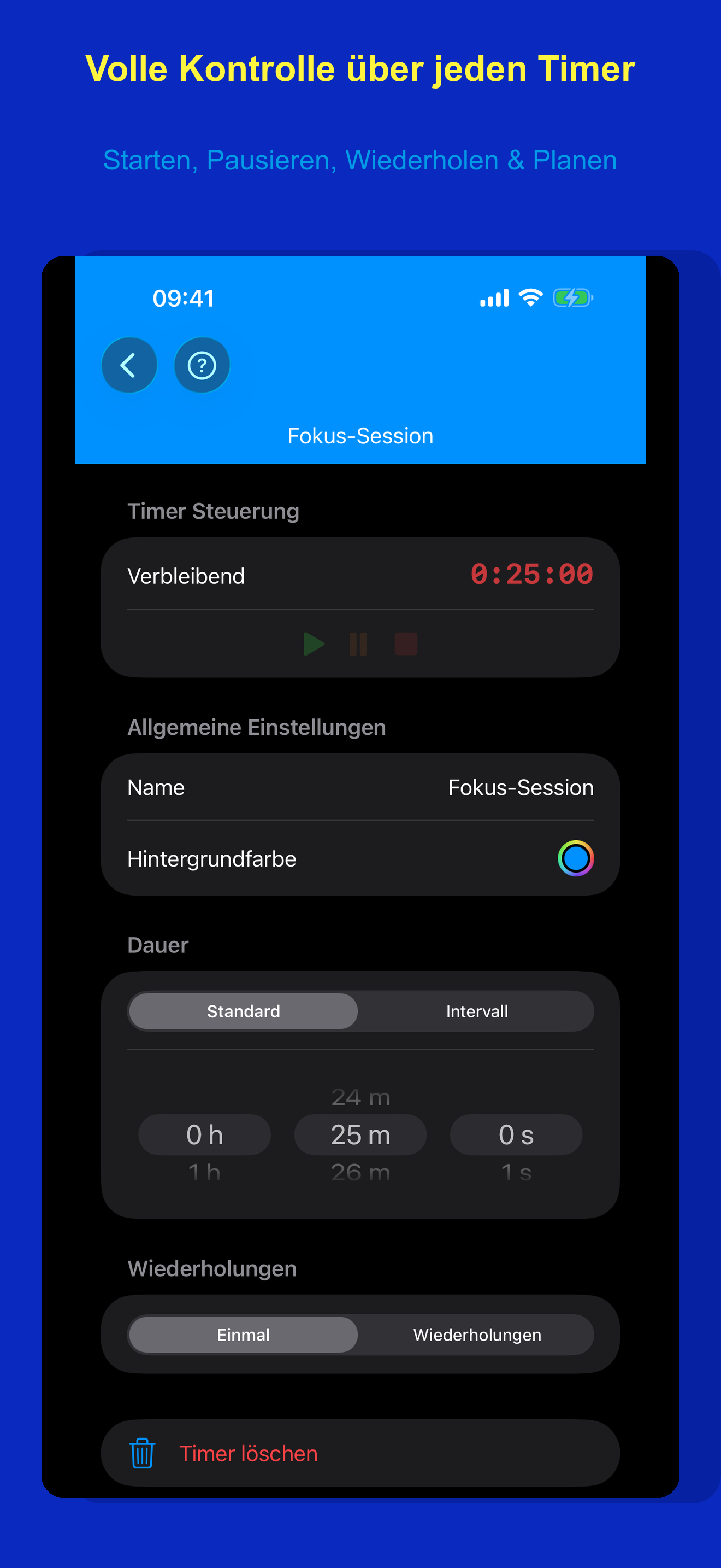 TimeTrack Timer-Detail